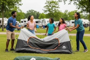 Read more about the article Ozark 8 Person Tent And First Time Camp Setup