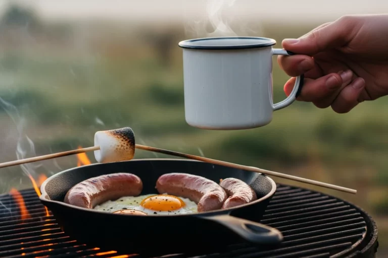 Campfire Cooking – A Typical Morning Meal